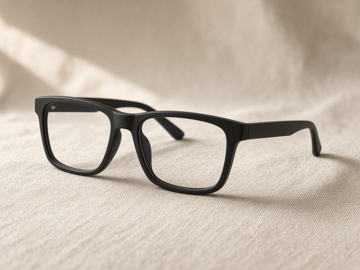 Nord Black Rectangle eyeglasses